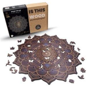 Wooden Puzzle Luxury Mandala | 418 elements | A2 