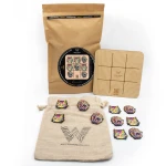 Kółko i krzyżyk | Gra drewniana lew vs kot