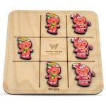 Gra drewniana PIERNICZKI | Kółko i krzyżyk