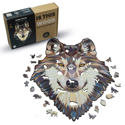 Irish Wolfhound Coffee Company Dog Jigsaw Puzzle – 1000 Piece Wooden Puzzle For Adults & Families, Eco-Friendly